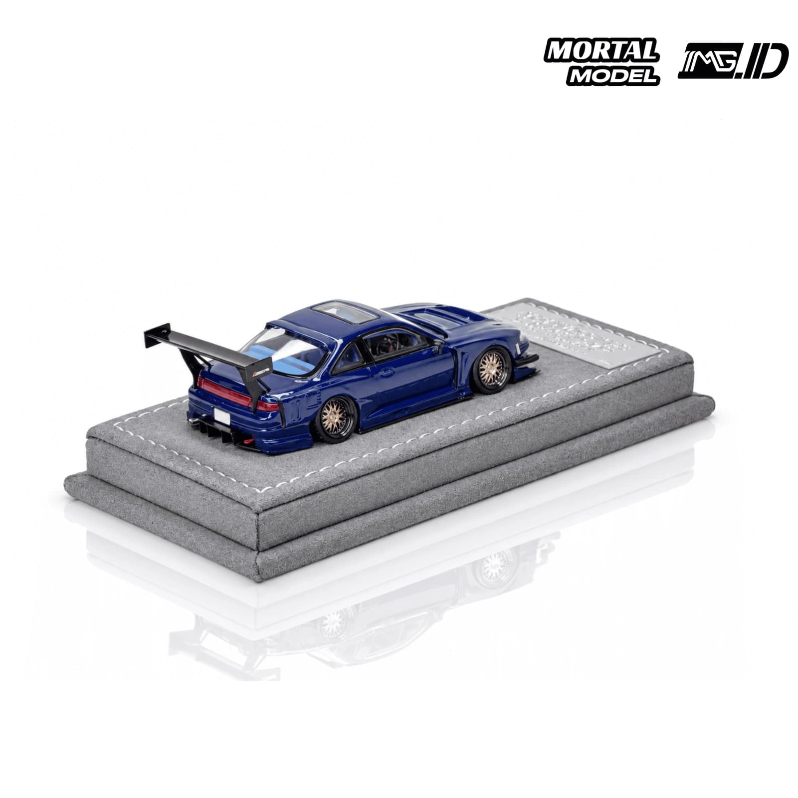 Mortal Model 1:64 Nissan Silvia S14 Seiji Ookawara V2 Dinner Malaya Hobby Shop 12th Carbon Blue Limited 299 Pcs 3