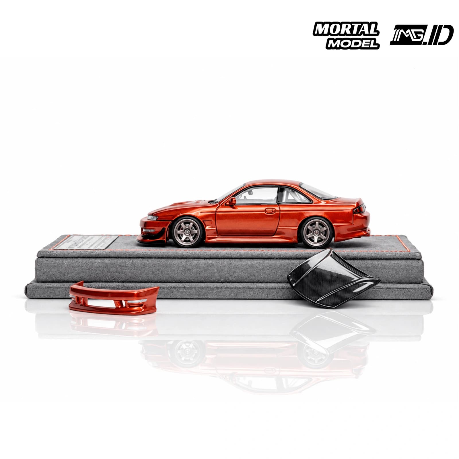 Mortal Model 1:64 Nissan Silvia S14 Lang 240SX Kouki Orange TMCS Malaysia 2026 Limited 799 Pcs 3