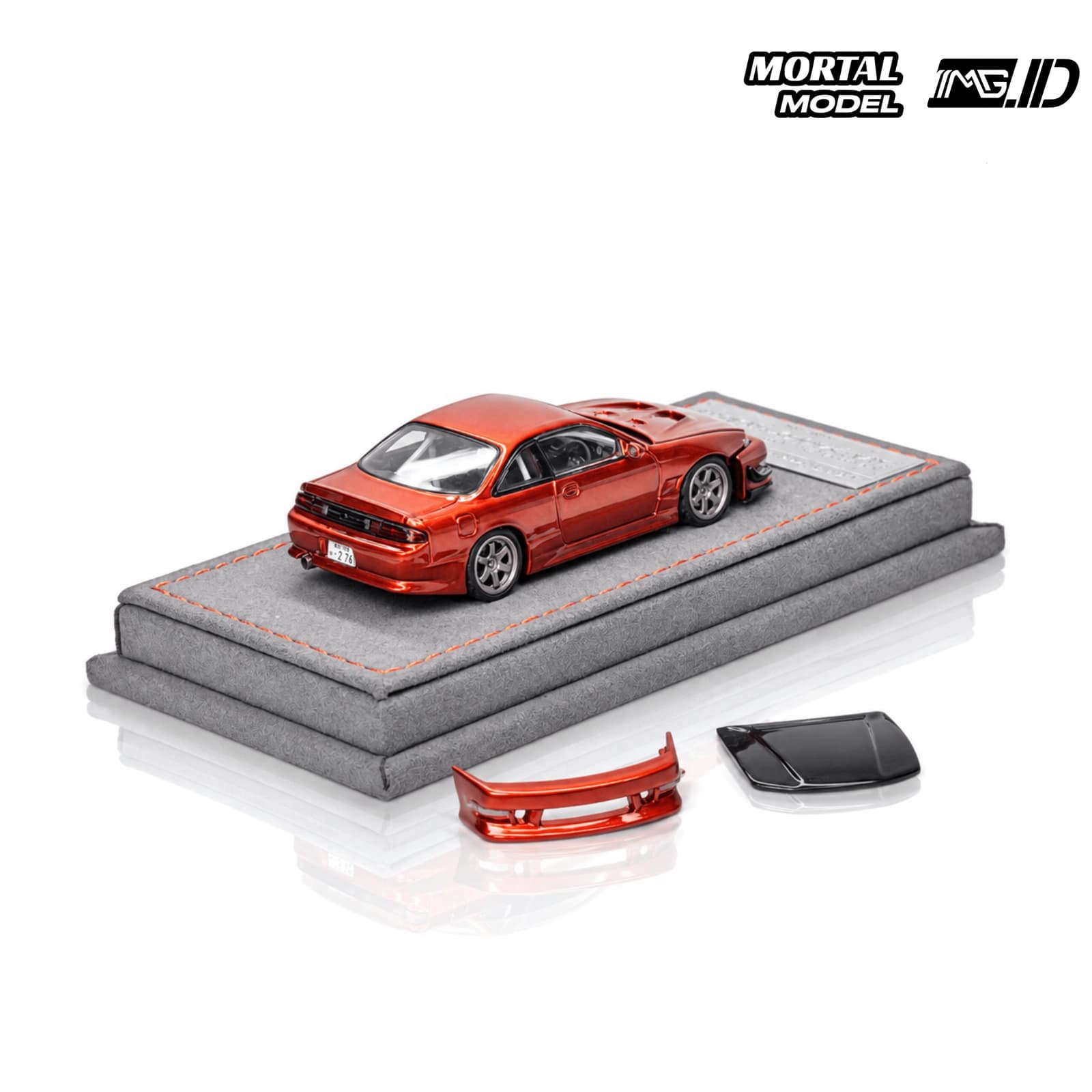 Mortal Model 1:64 Nissan Silvia S14 Lang 240SX Kouki Orange TMCS Malaysia 2026 Limited 799 Pcs 4