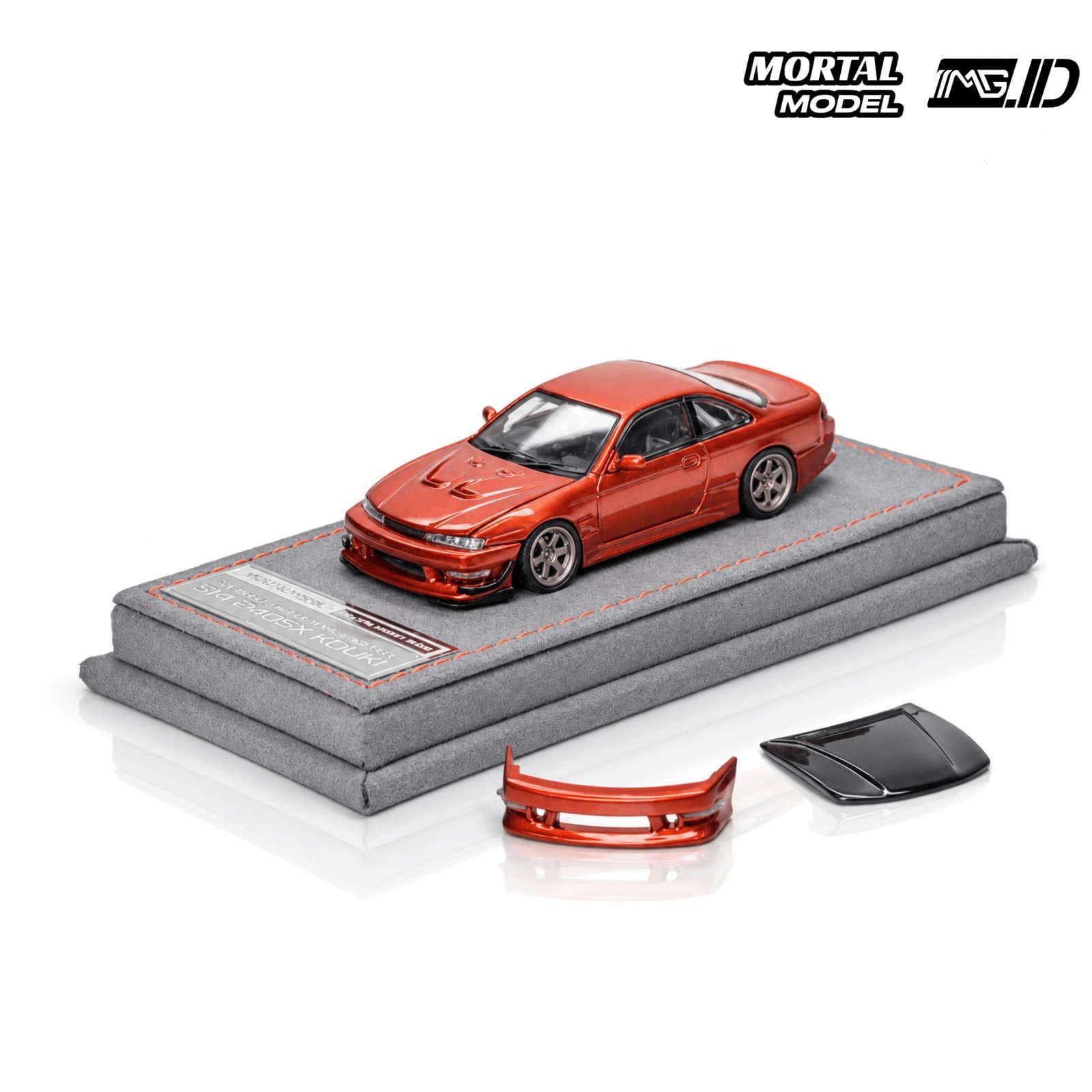 Mortal Model 1:64 Nissan Silvia S14 Lang 240SX Kouki Orange TMCS Malaysia 2026 Limited 799 Pcs 2