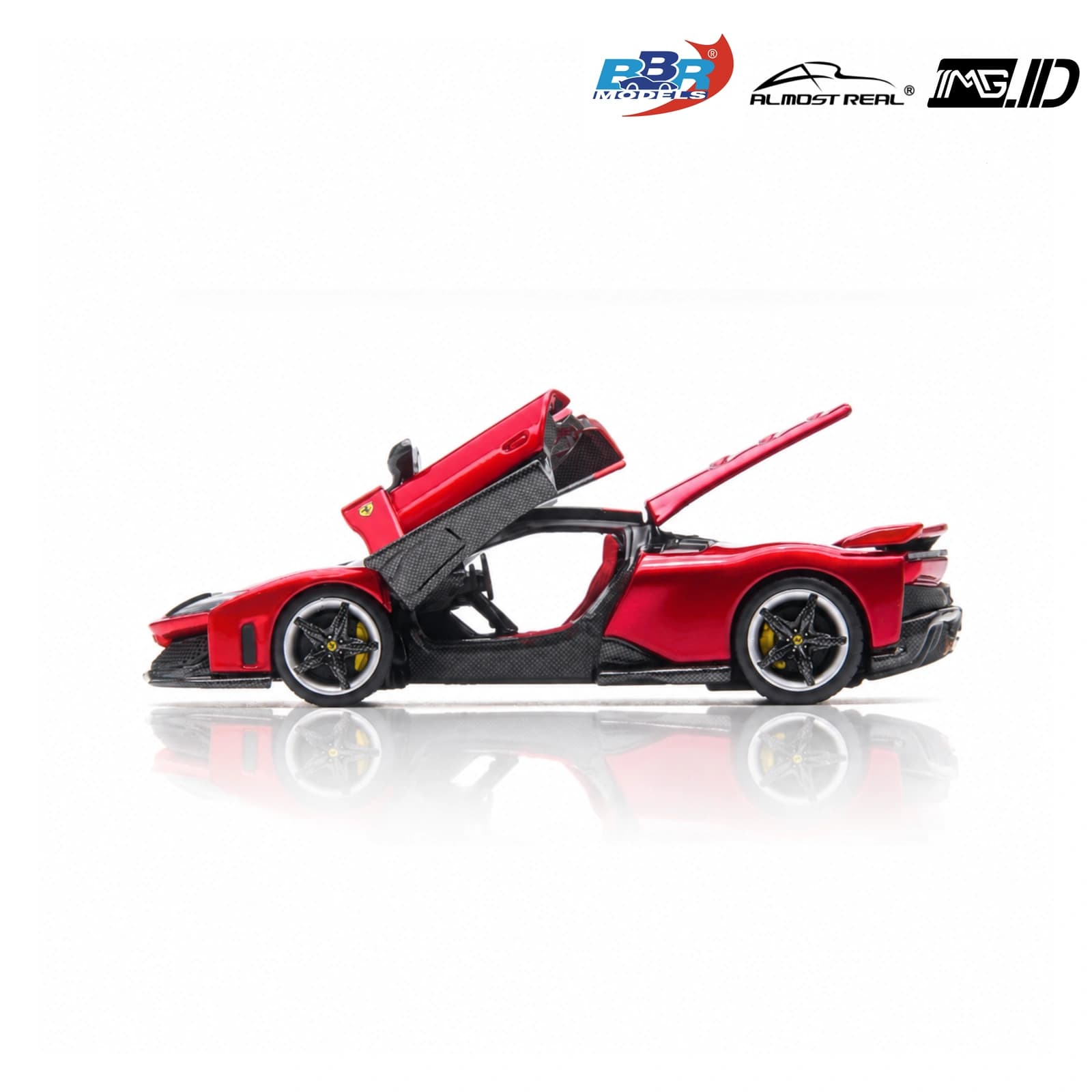AR Box x BBR 1:64 Ferrari F80 Rosso Supercar Red  2