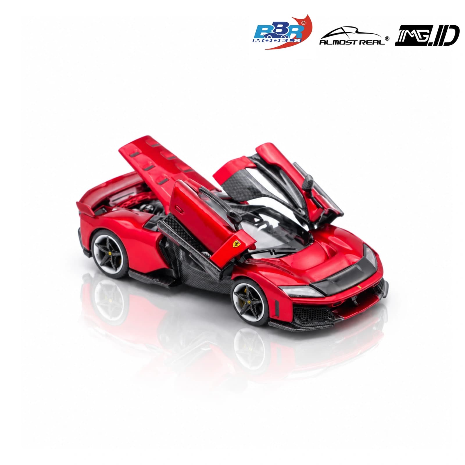 AR Box x BBR 1:64 Ferrari F80 Rosso Supercar Red  3
