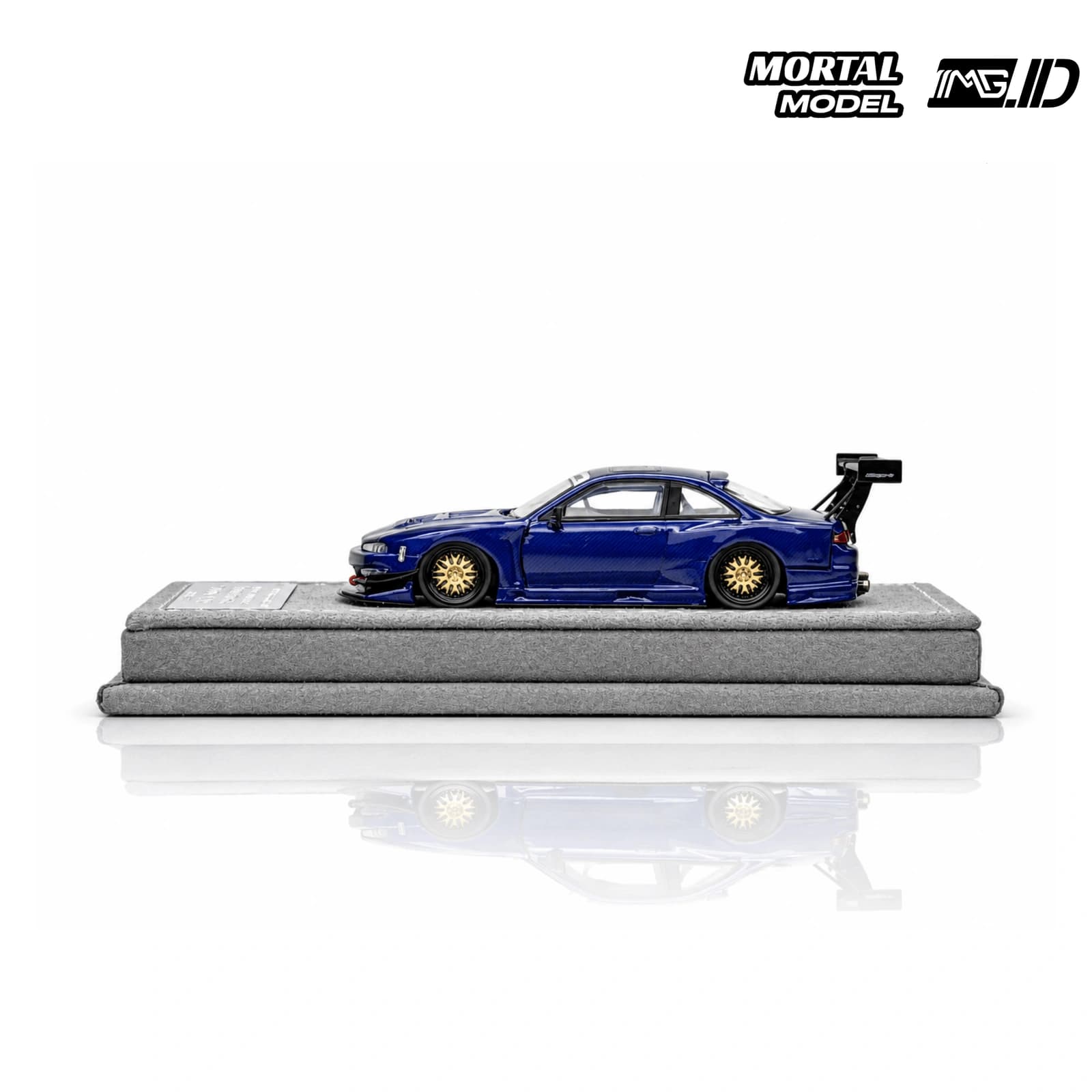 Mortal Model 1:64 Nissan Silvia S14 Seiji Ookawara V2 Dinner Malaya Hobby Shop 12th Carbon Blue Limited 99 Pcs 3