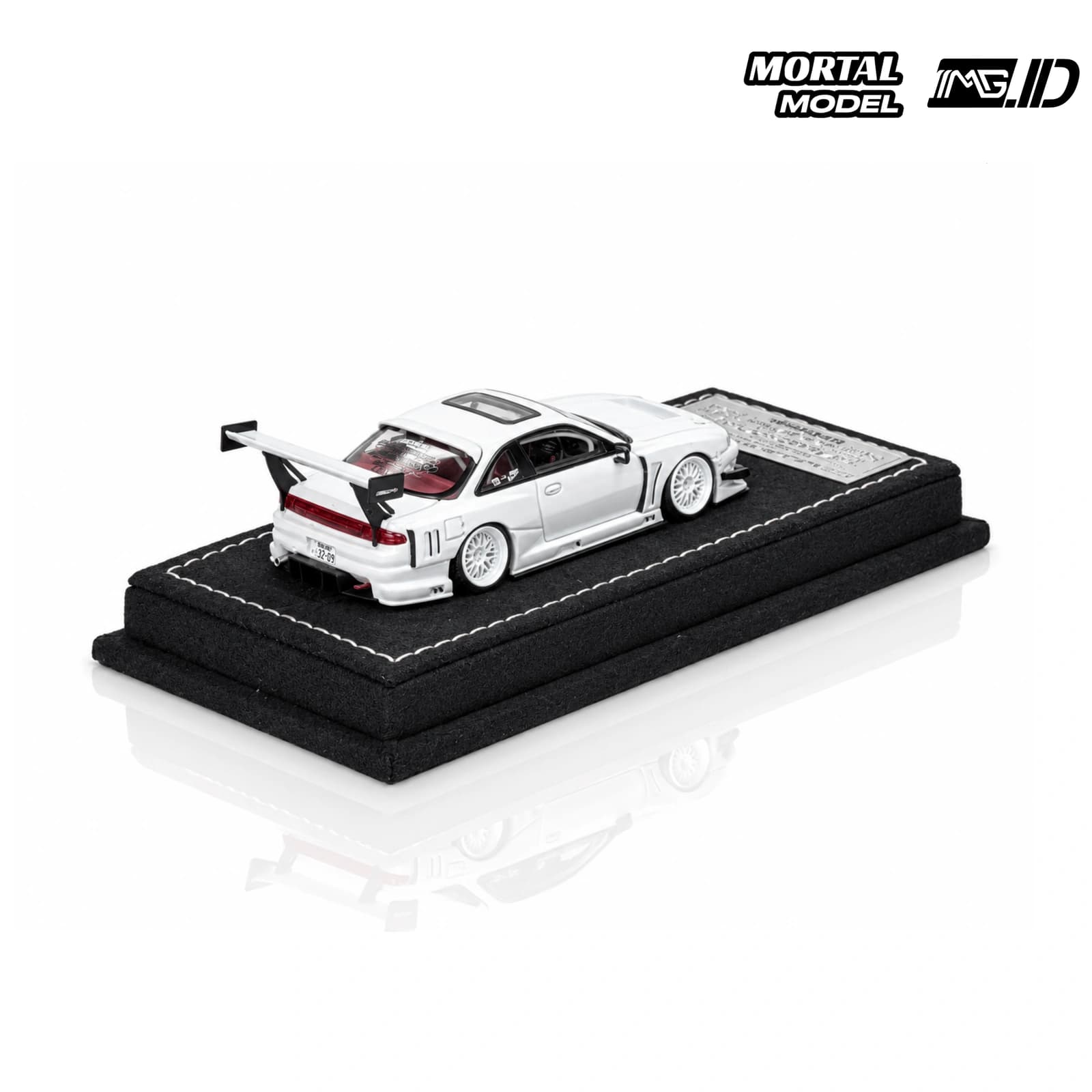 Mortal Model 1:64 Nissan Silvia S14 Seiji Ookawara V2 White Special Malaya Hobby Shop 2025  Limited 499 Pcs 4