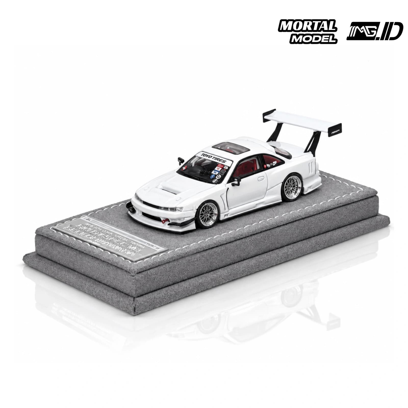Mortal Model 1:64 Nissan Silvia S14 Seiji Ookawara V2 APA XPO CHINA 2025 Pearl White (Regular)Limited 899 Pcs 2