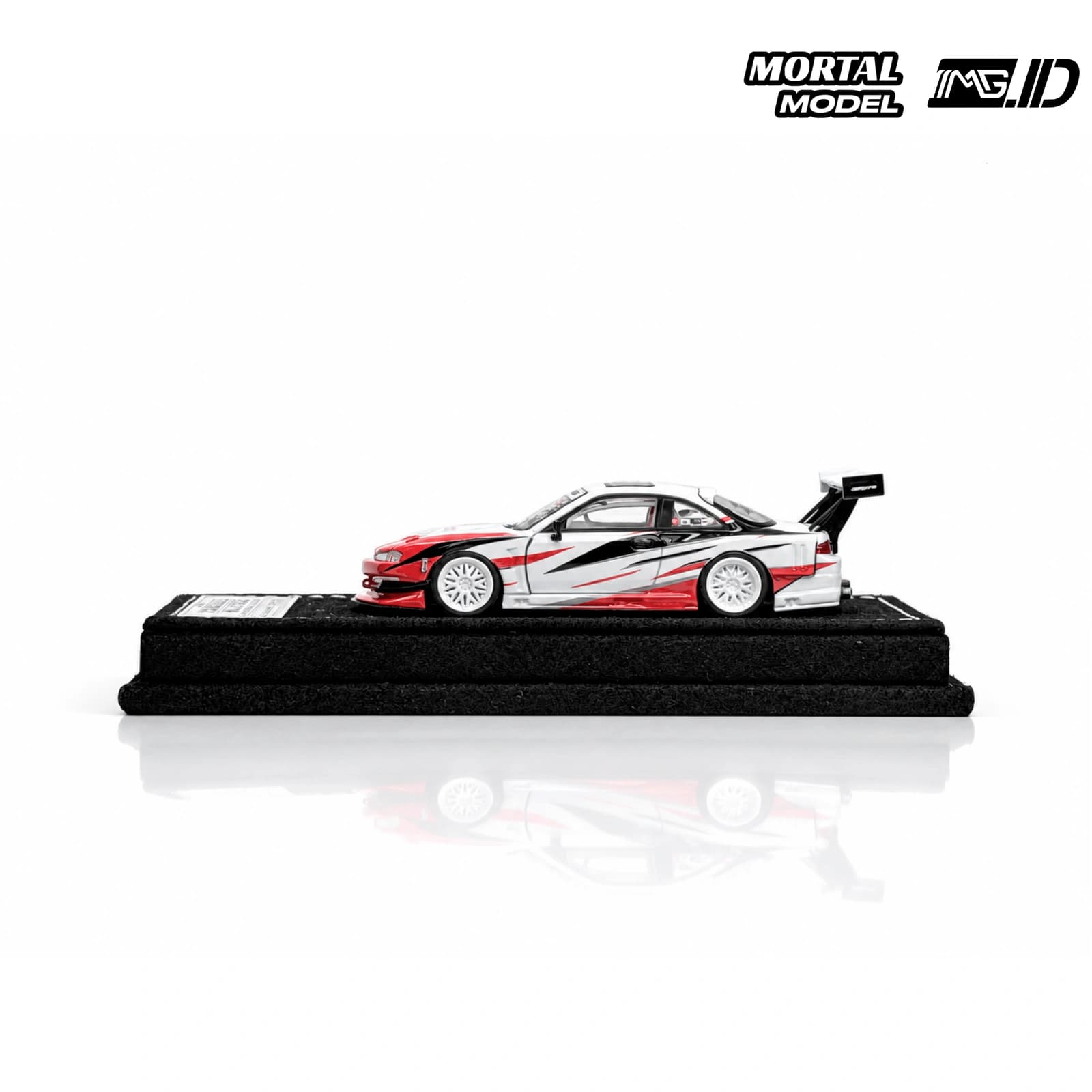 Mortal Model 1:64 Nissan Silvia S14 Seiji Ookawara V2 White TMCS Malaysia White Limited 799 pcs 2