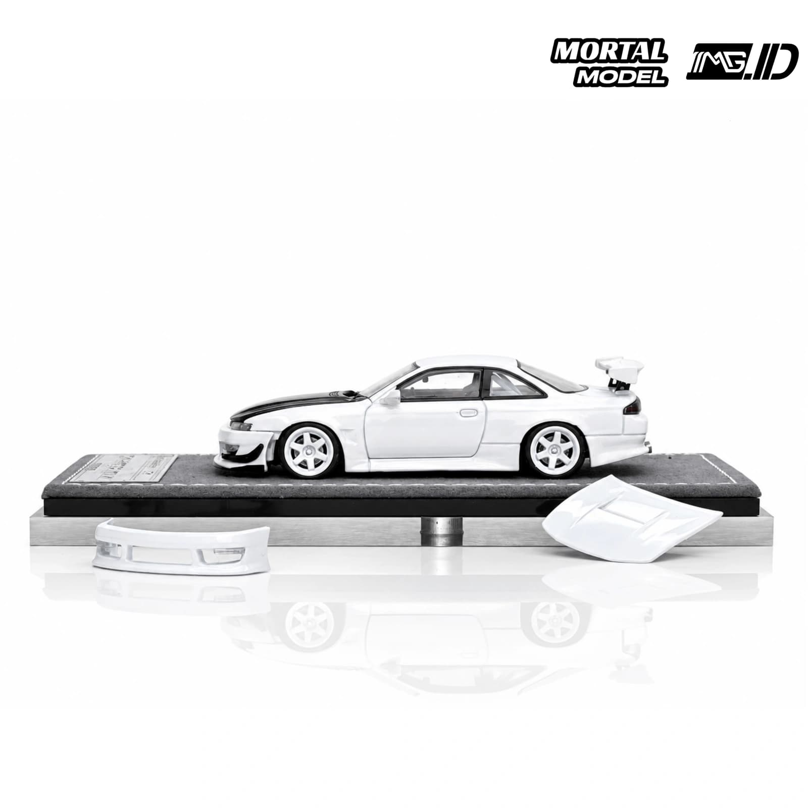 Mortal Model 1:64 Nissan Silvia S14 Ridge 240SX Kouki White Limited 1999 Pcs 3