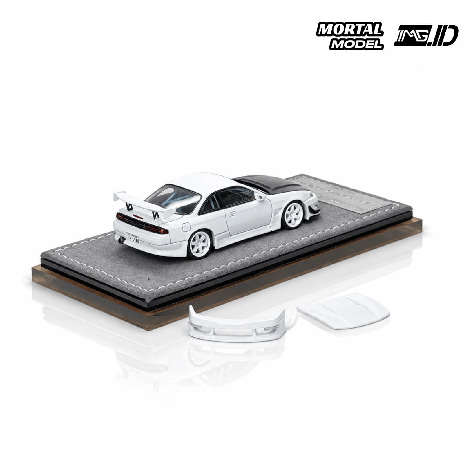 Mortal Model 1:64 Nissan Silvia S14 Ridge 240SX Kouki White Limited 1999 Pcs 4