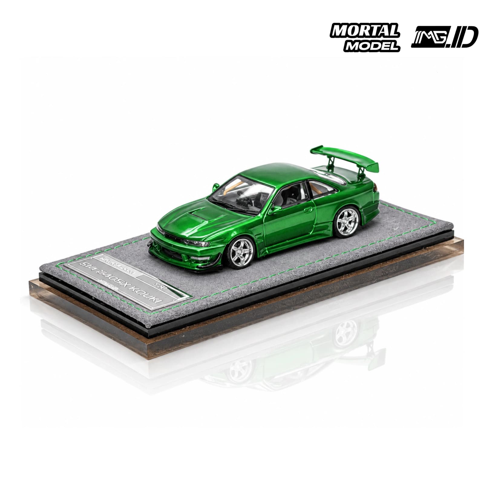 Mortal Model 1:64 NIssan Silvia S14 Ridge 240SX Kouki Green (Reguler) Limited 999 pcs 2