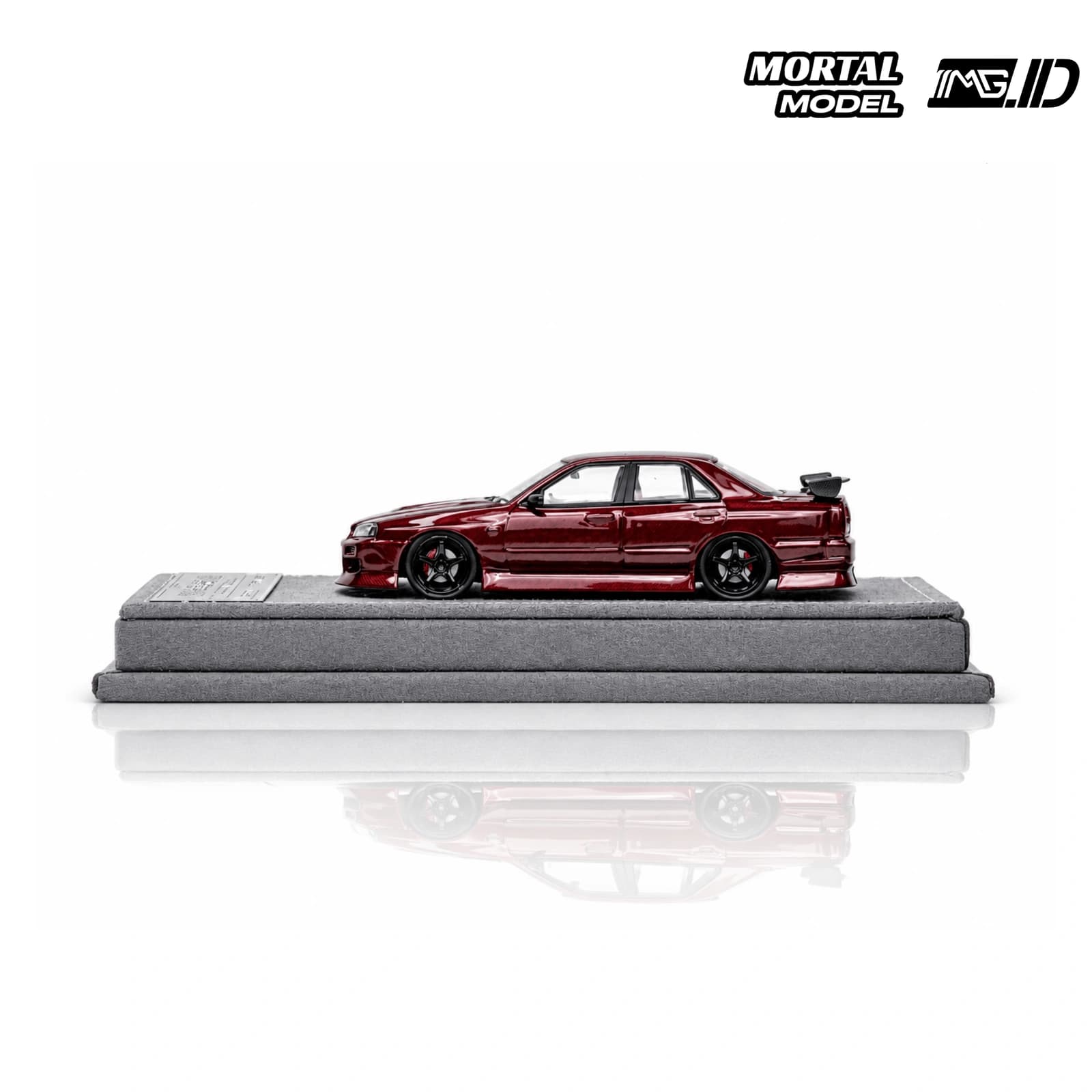Mortal Model 1:64 Nissan Skyline ER34 Cool Car Show Red Carbon Limited 999 Pcs 3