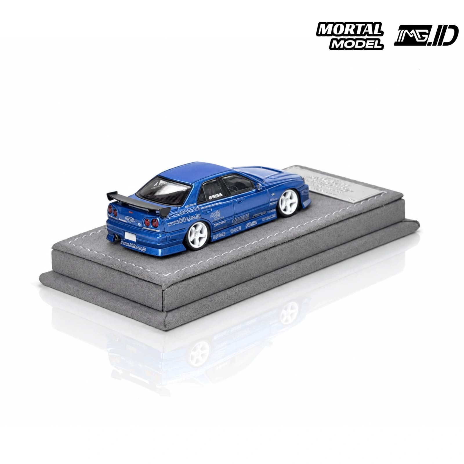 Mortal Model 1:64 Nissan Skyline Uras ER34 TMCS Singapore 2025 Pearl Blue Limited 799 Pcs 4