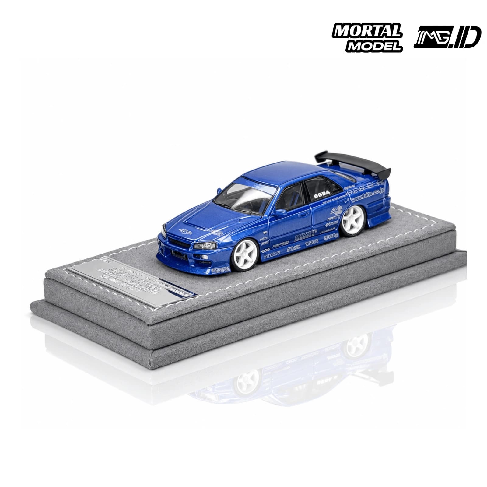 Mortal Model 1:64 Nissan Skyline Uras ER34 TMCS Singapore 2025 Pearl Blue Limited 799 Pcs 2