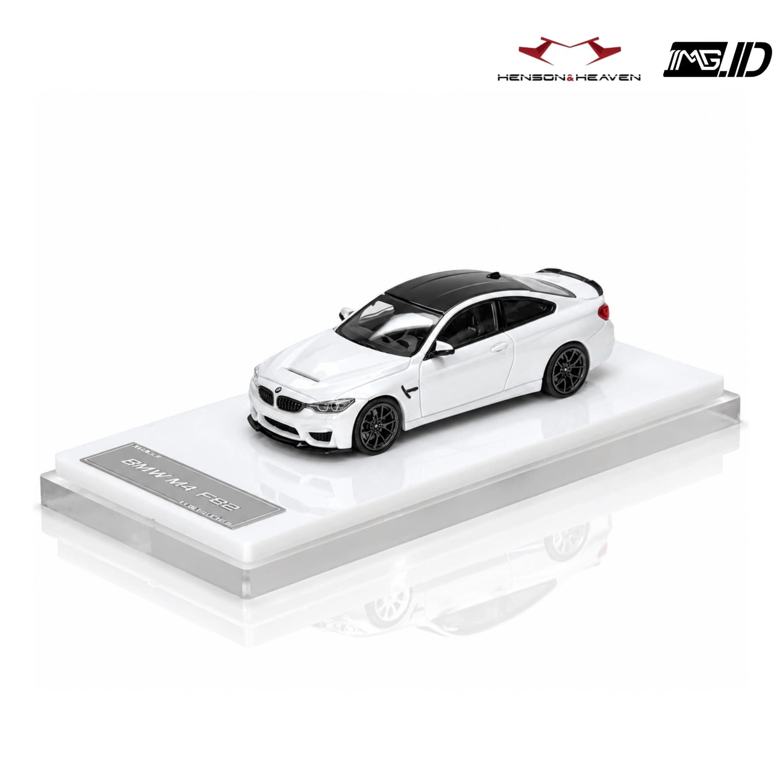 Henson and Heaven 1:64 BMW M4 CS F82 Snow White 3