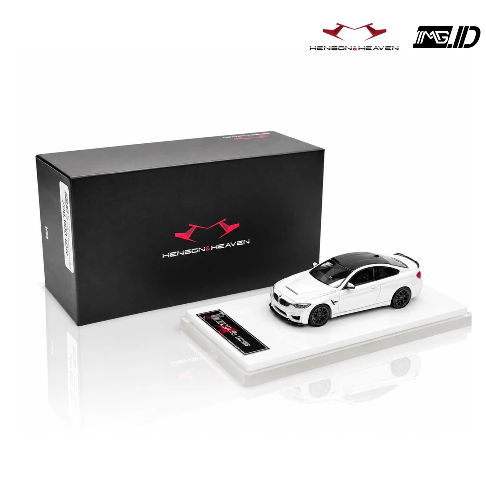 Henson and Heaven 1:64 BMW M4 CS F82 Snow White 2