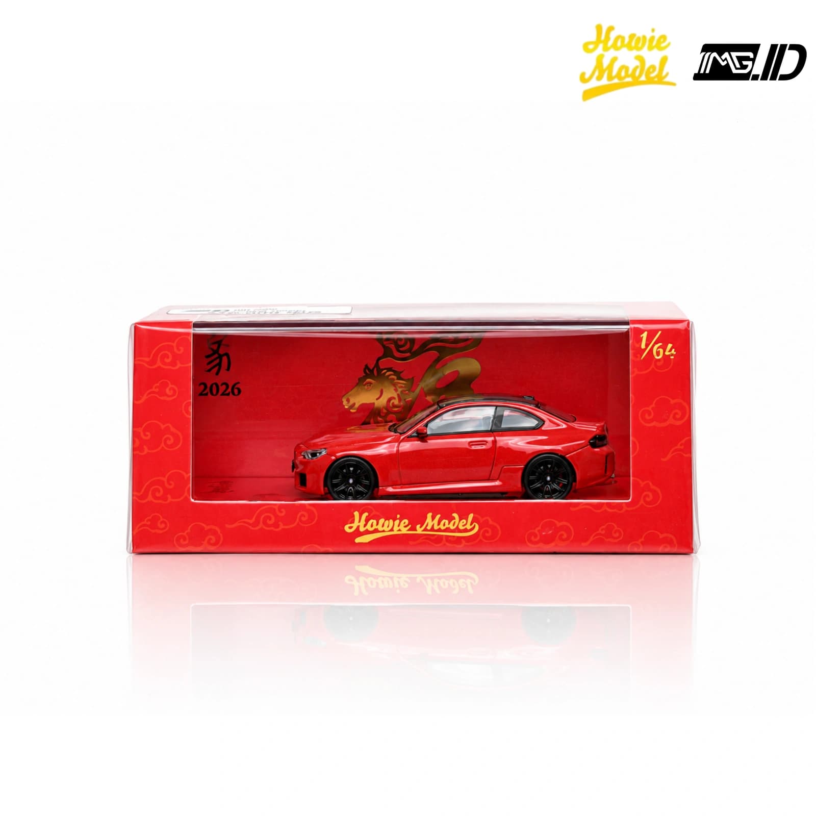 Howie Model 1:64 BMW M2 G87 Red Chinese New Year 2026 1