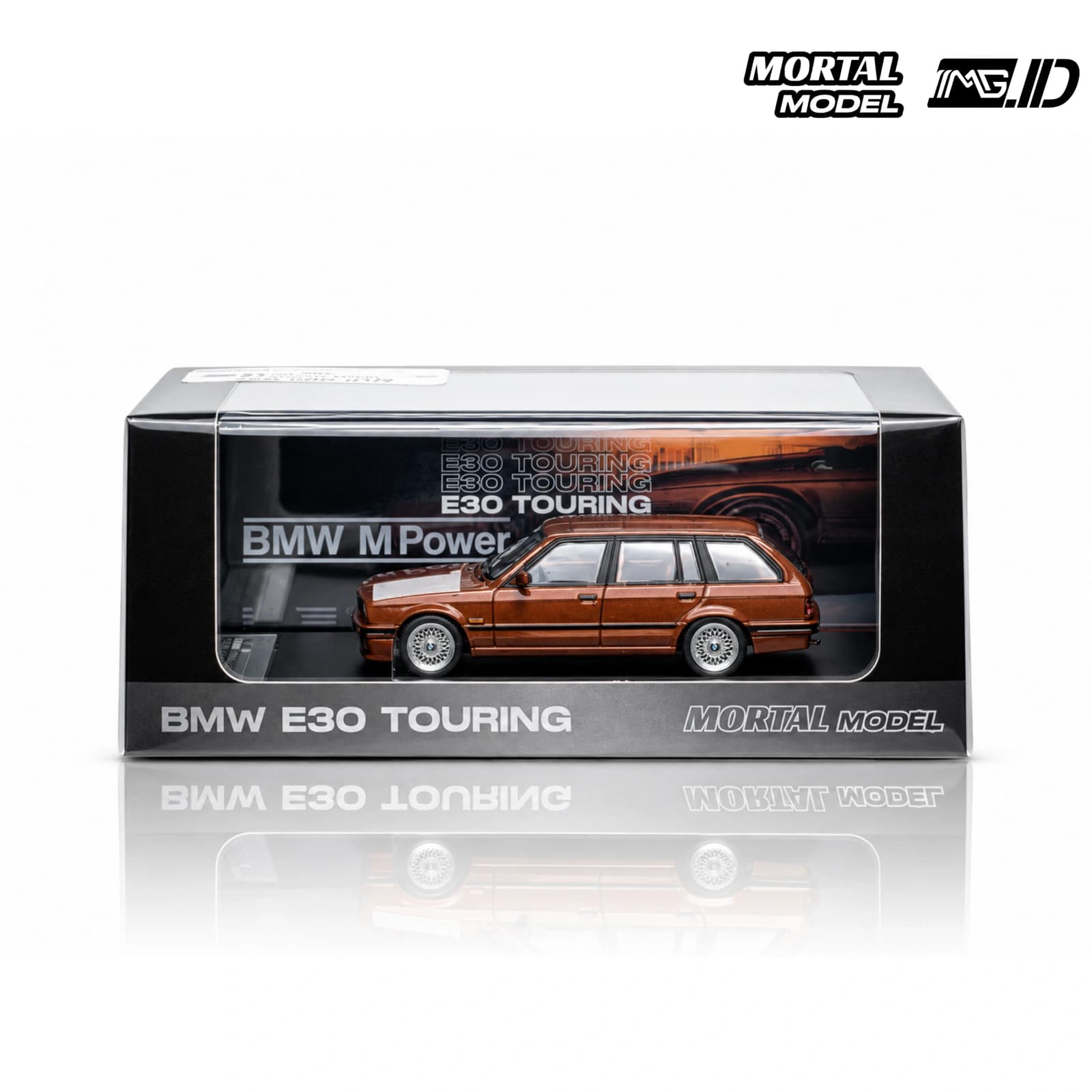 Mortal Model 1:64 BMW E30 Touring Wagon Brown Standard Limited 499 Pcs 1