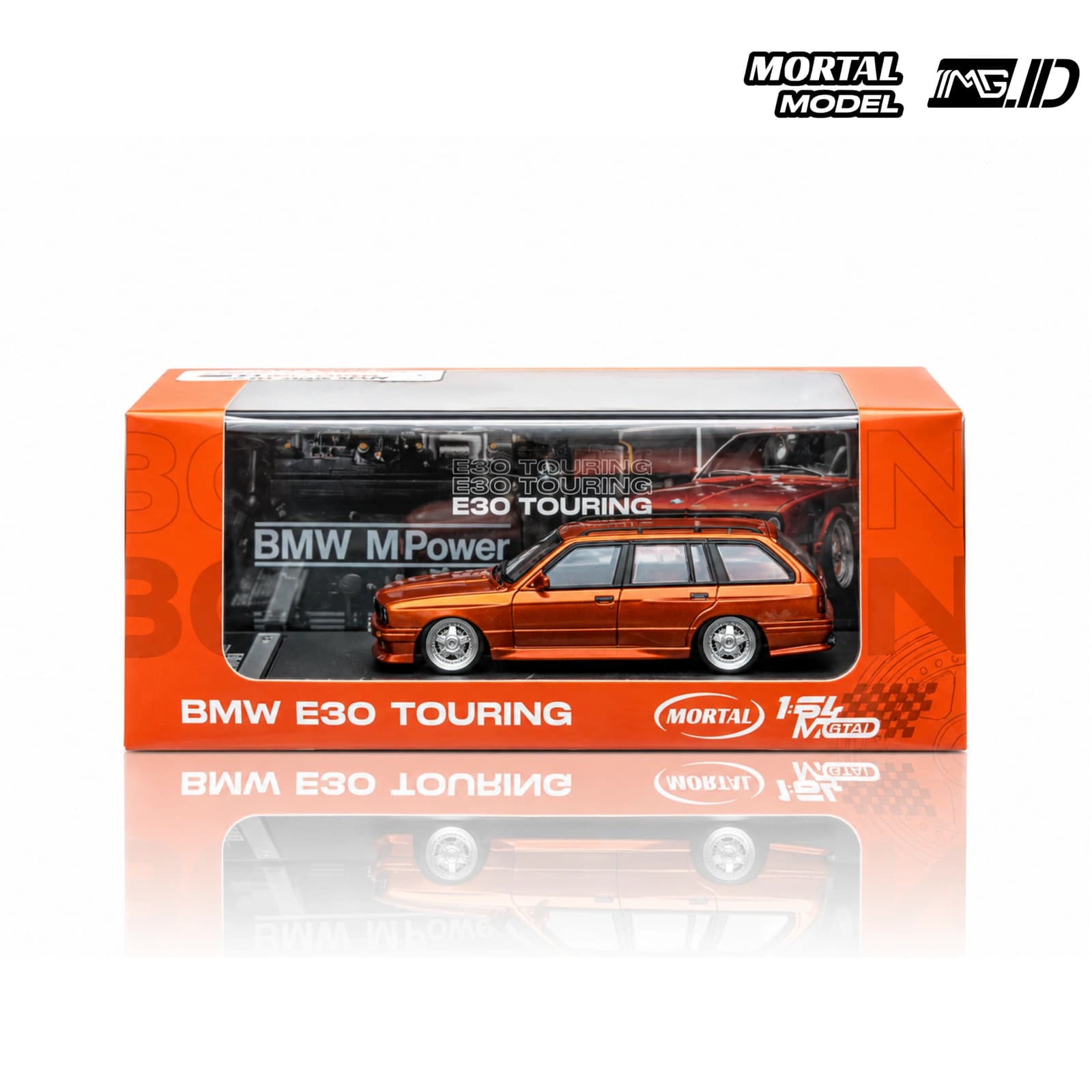 Mortal Model 1:64 BMW E30 Touring Wagon Orange Limited 799 Pcs 1