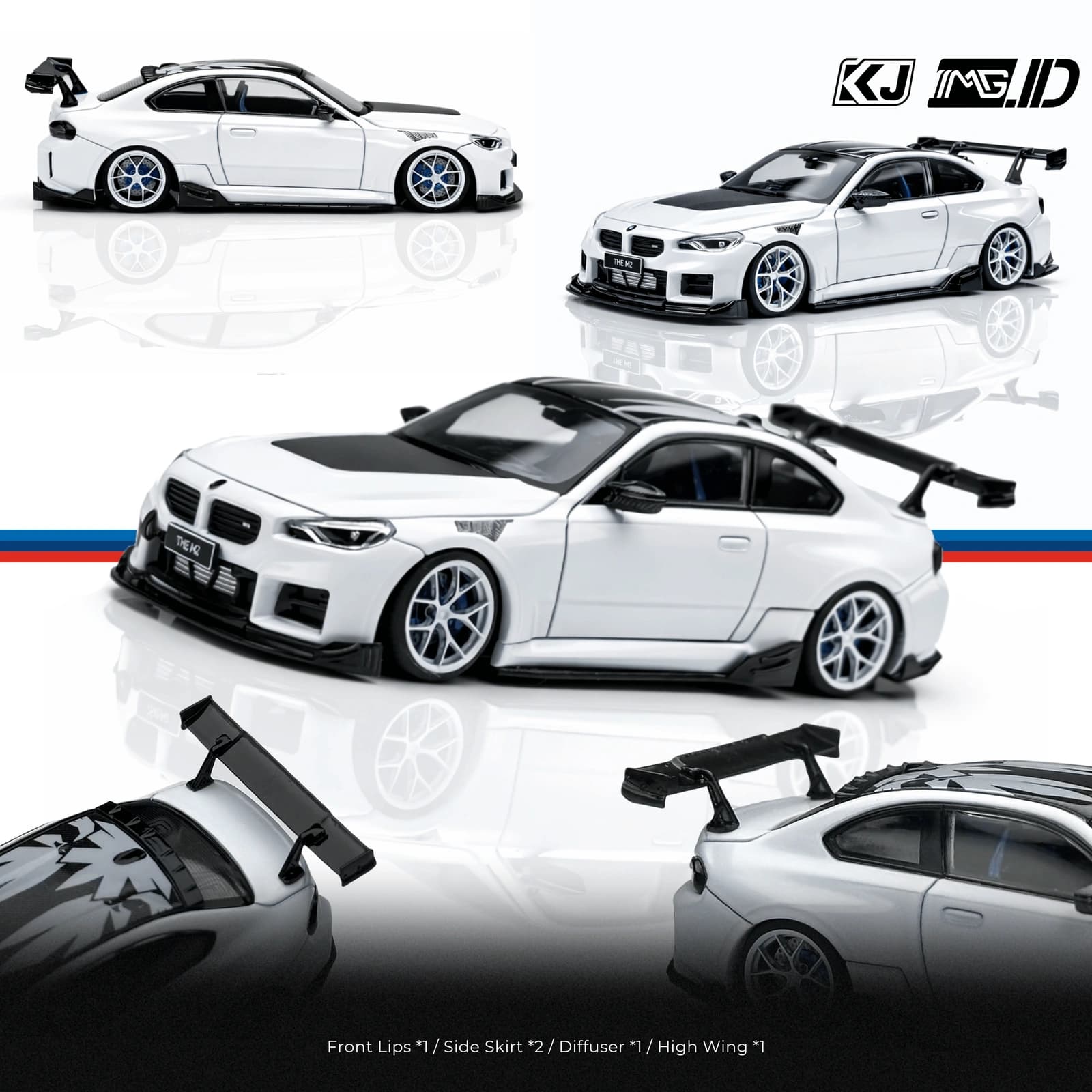 KJ Bodykit 1:64 Verus Wing Bodykit For Howie Model BMW M2 G87