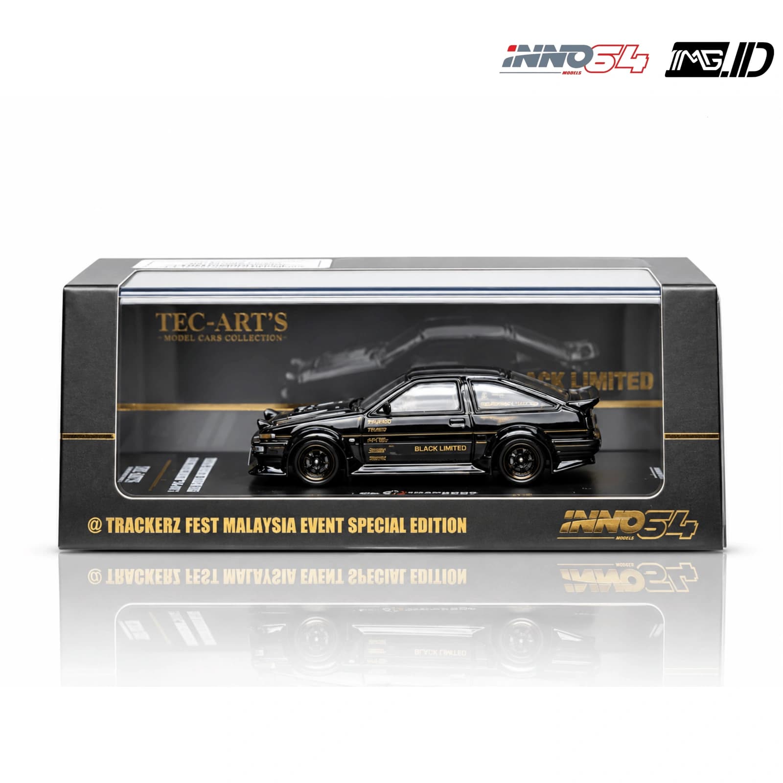 INNO 1:64 Toyota AE 86 Black Limited