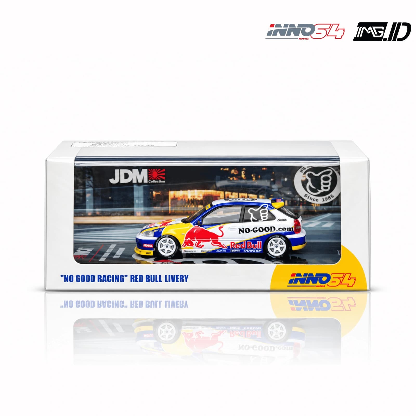 INNO 1:64 Honda Civic EK 9 Redbull Livery