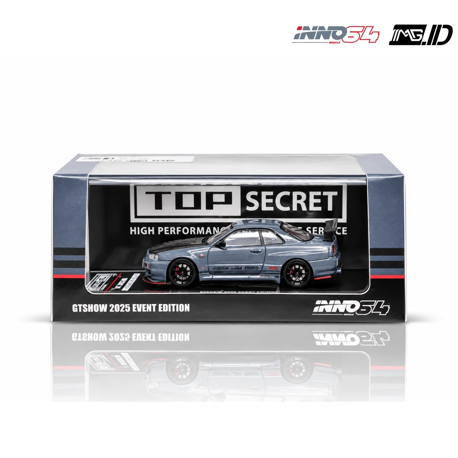 INNO 1:64 Nissan Skyline GT-R R34 Top Secret GT Show 2025
