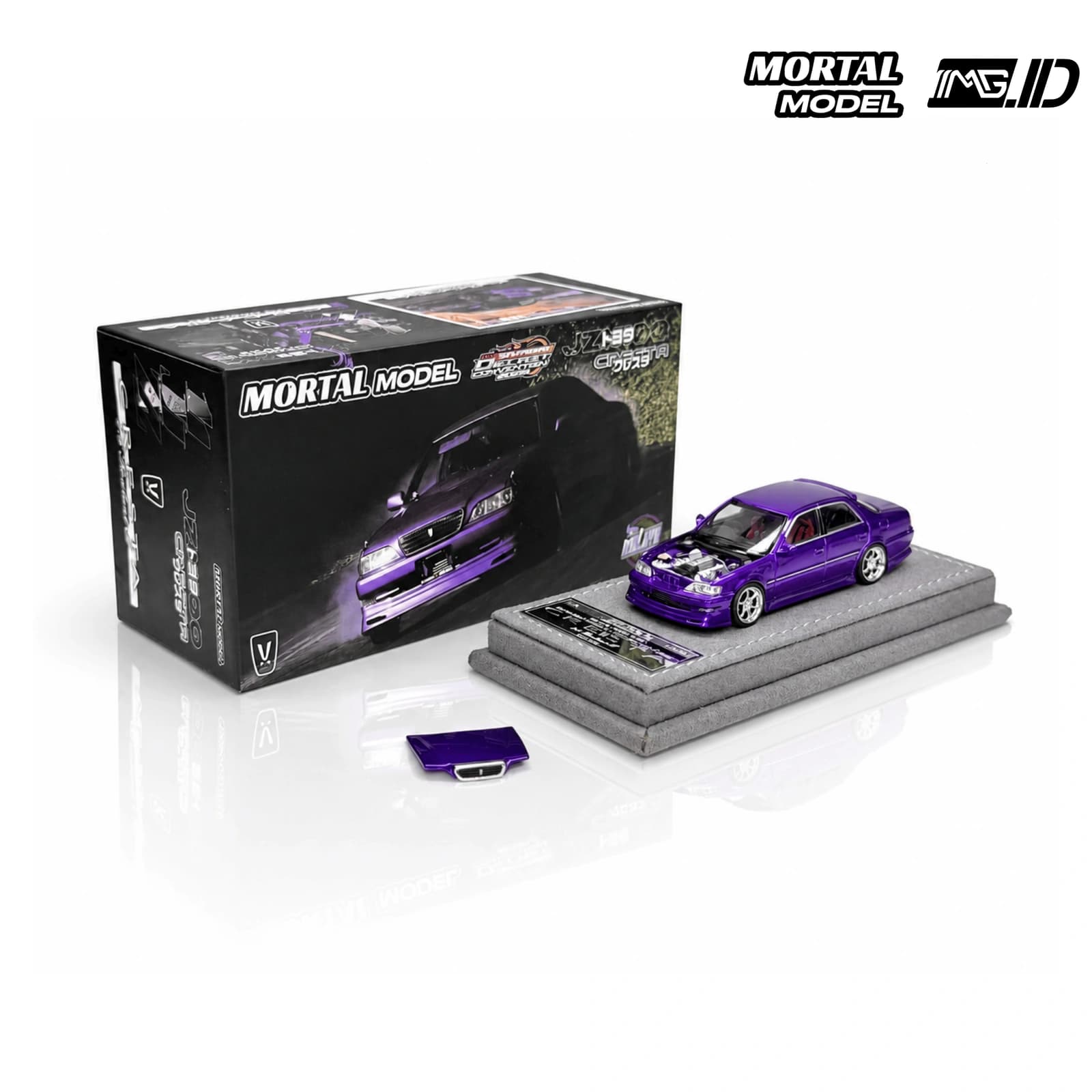 Mortal Model 1:64 Toyota Cresta Serawak Malaya Hobby Shop Pearl Purple Limited 599 Pcs