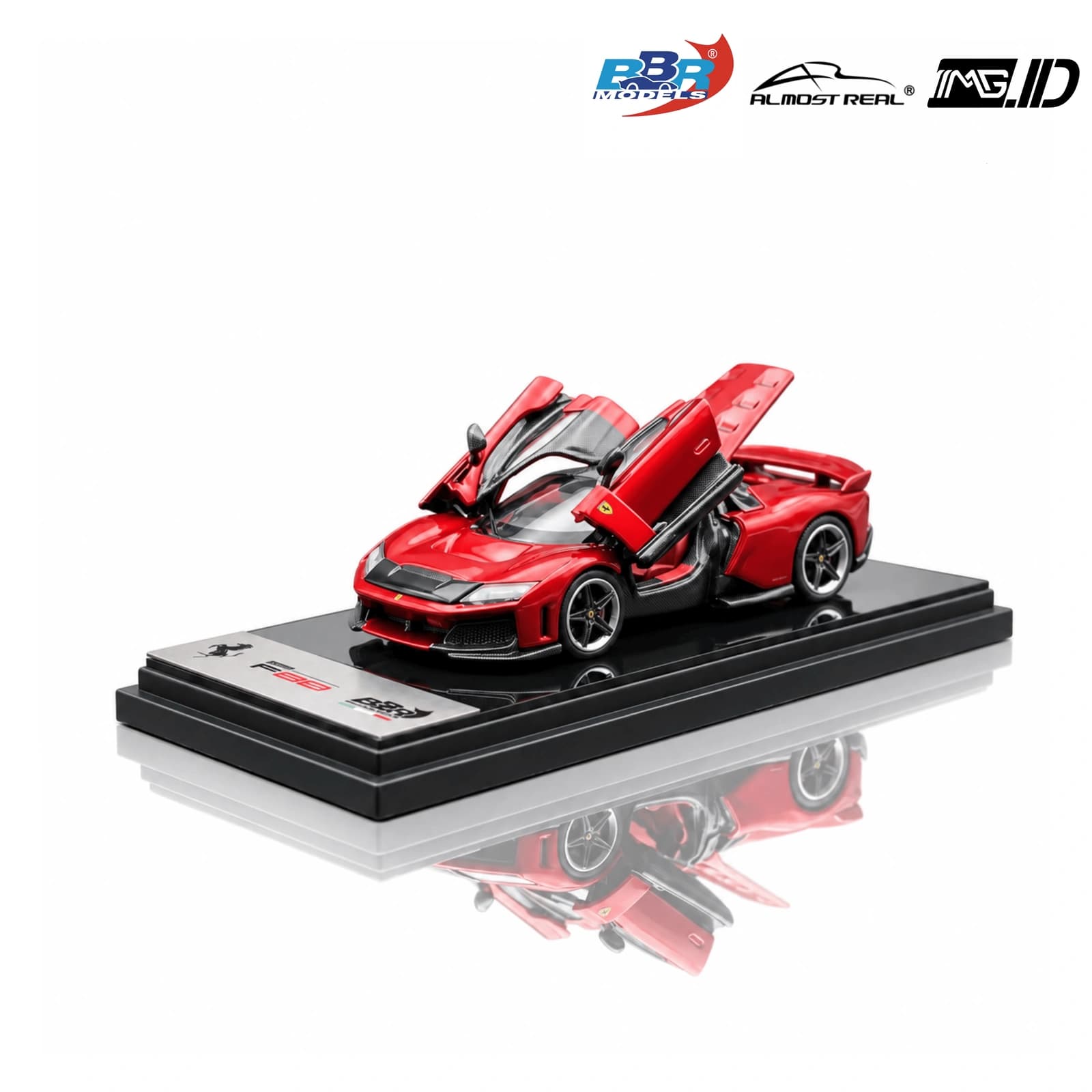 AR Box x BBR 1:64 Ferrari F80 Rosso Supercar Red