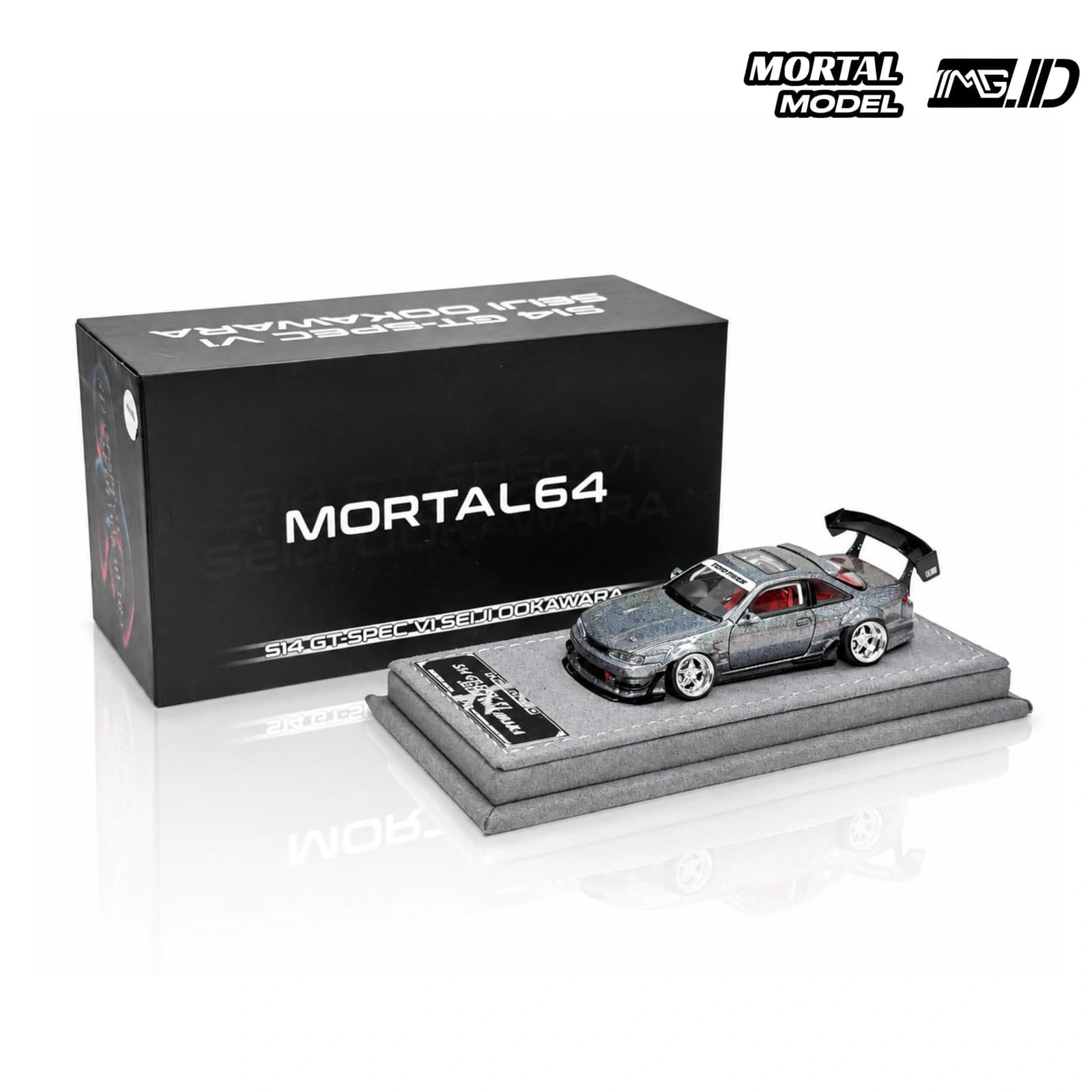 Mortal Model 1:64 Nissan Silvia S14 Seiji Ookawara V1 Chambergang Holo LTD Limited 49 pcs