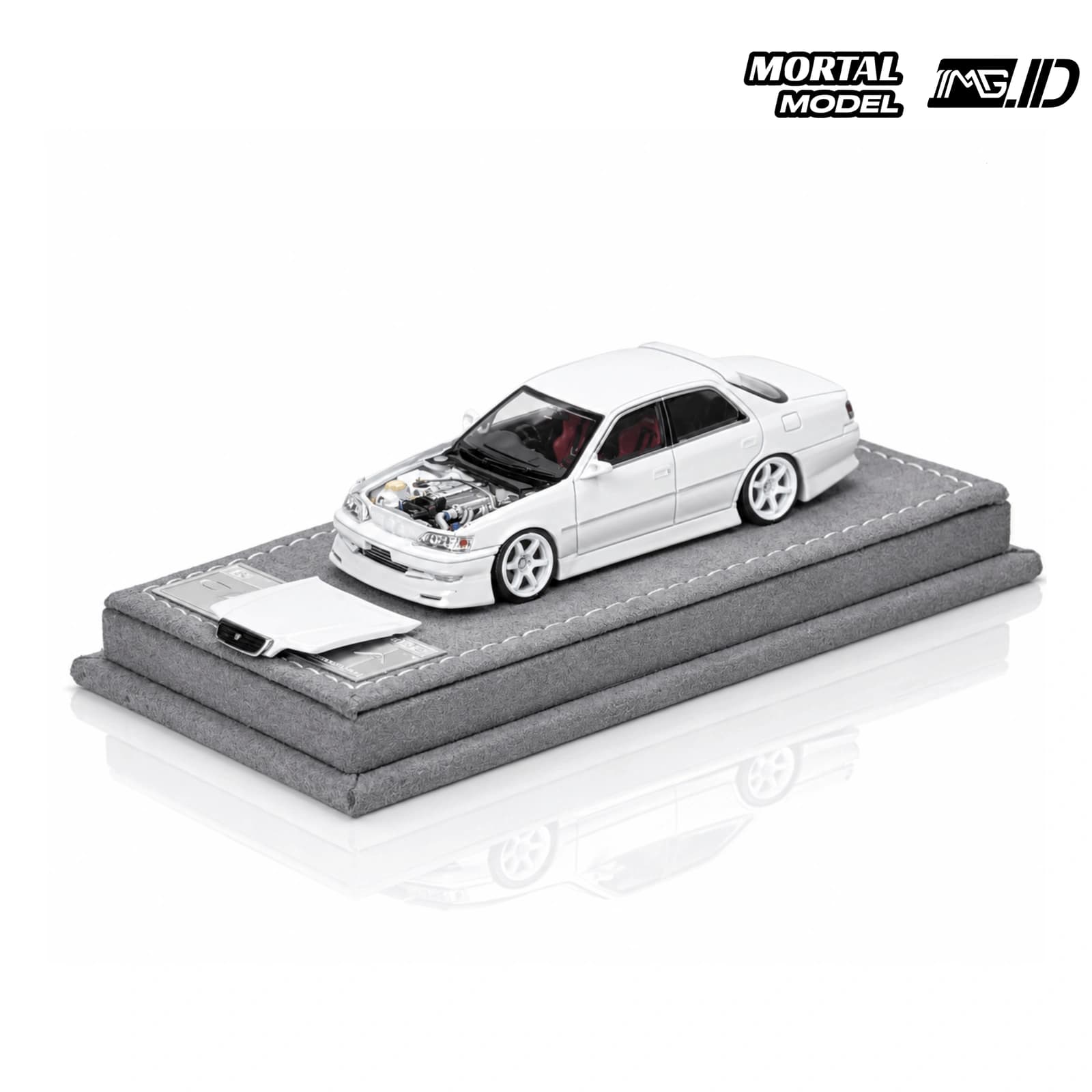 Mortal Model 1:64 Toyota Cresta APA XPO China 2025 White Limited 999 Pcs
