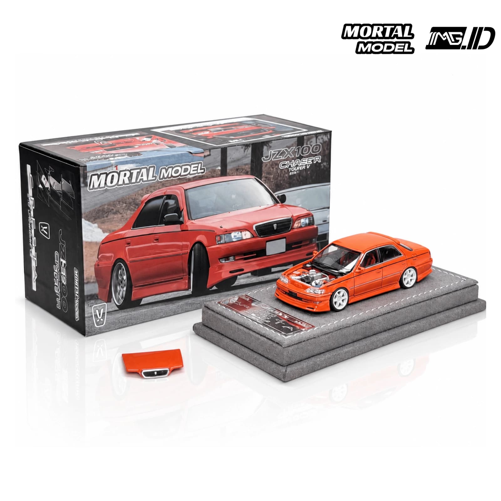 Mortal Model 1:64 Toyota Cresta Hobby Expo China 2025 Pearl Orange Limited 999 Pcs