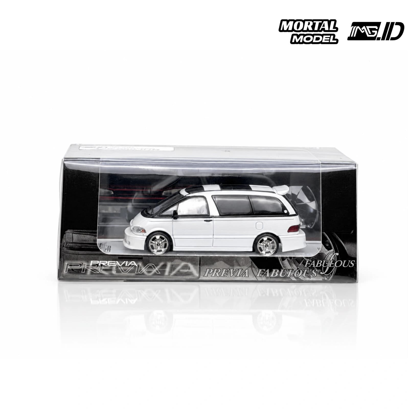 Mortal Model 1:64 Toyota Previa APA XPO China 2025 White Limited 999 Pcs