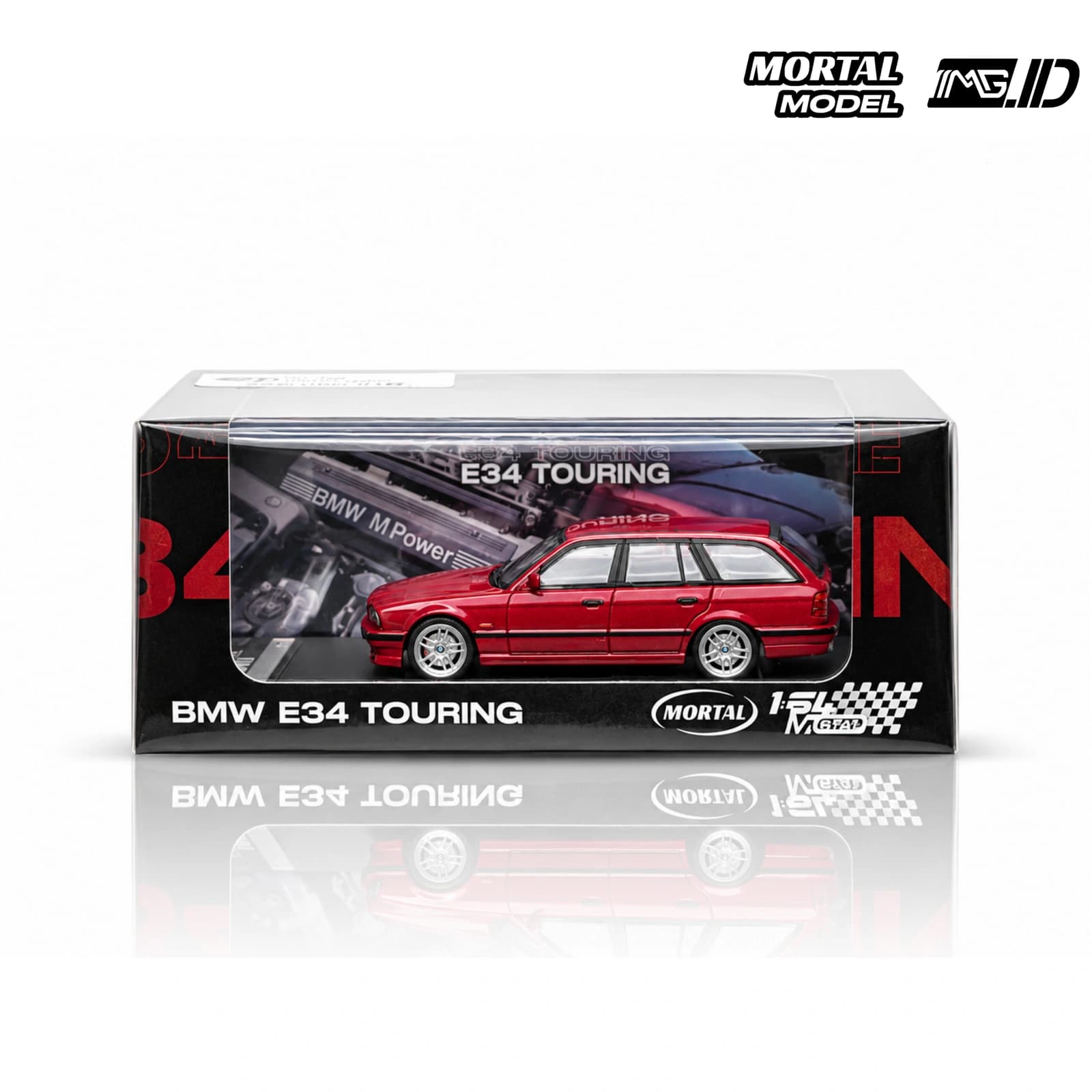 Mortal Model 1:64 BMW E34 Touring Wagon Red Limited 999 Pcs