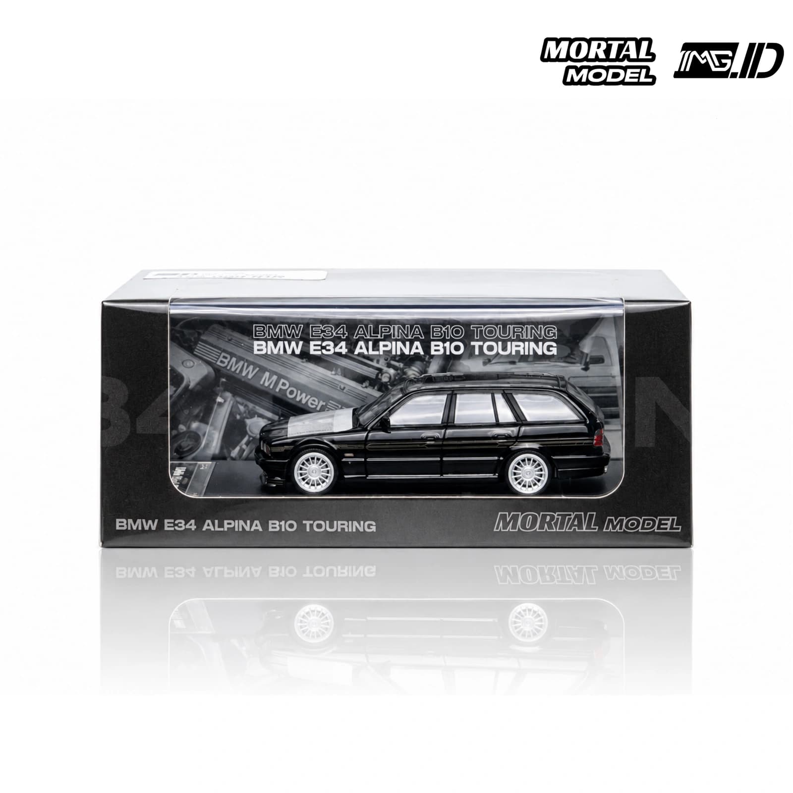 Mortal Model 1:64 BMW E34 Touring Wagon Alpina B10 Black Limited 999 Pcs