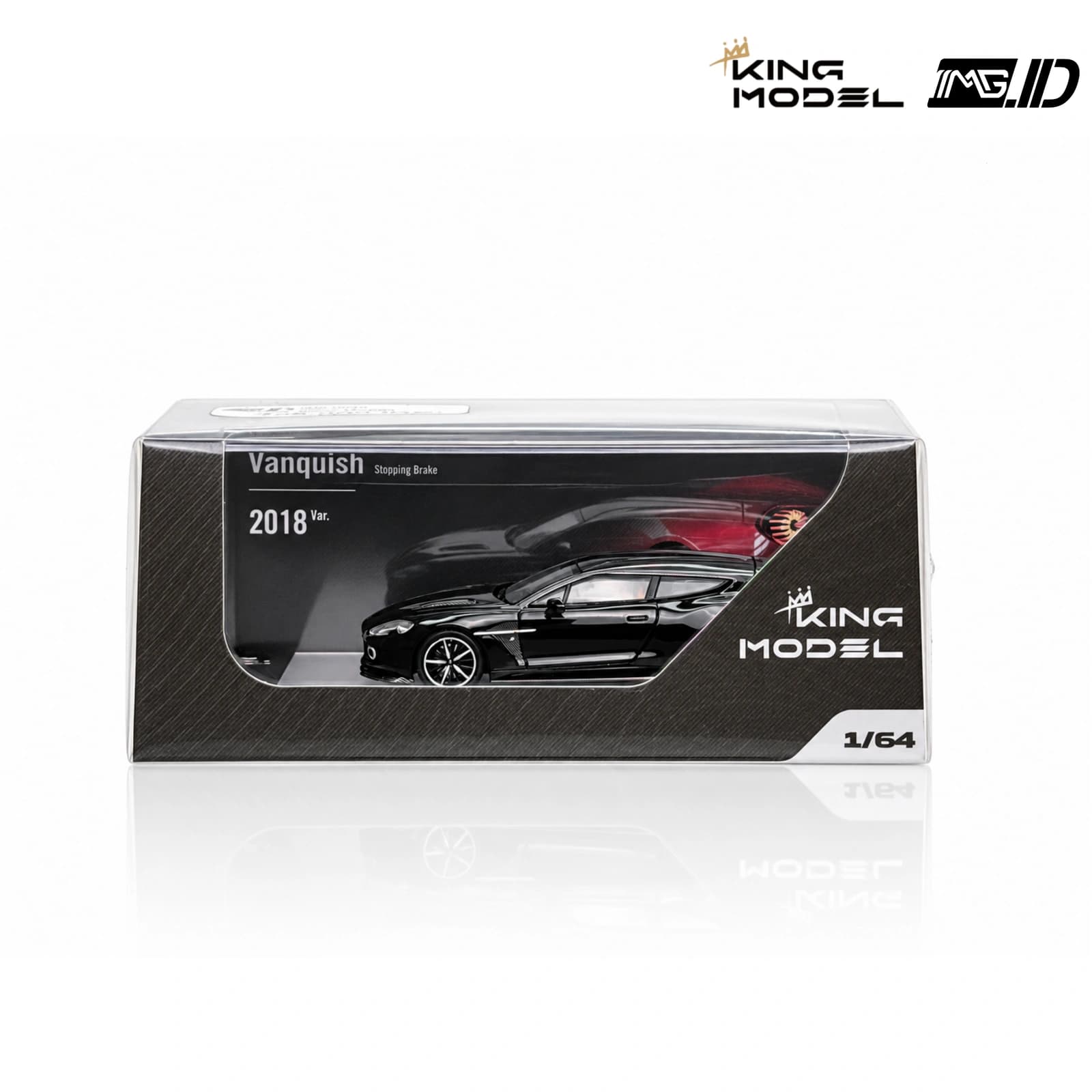 King Model 1:64 Vanquish Zegato Shooting Brake Black Limited 999pcs