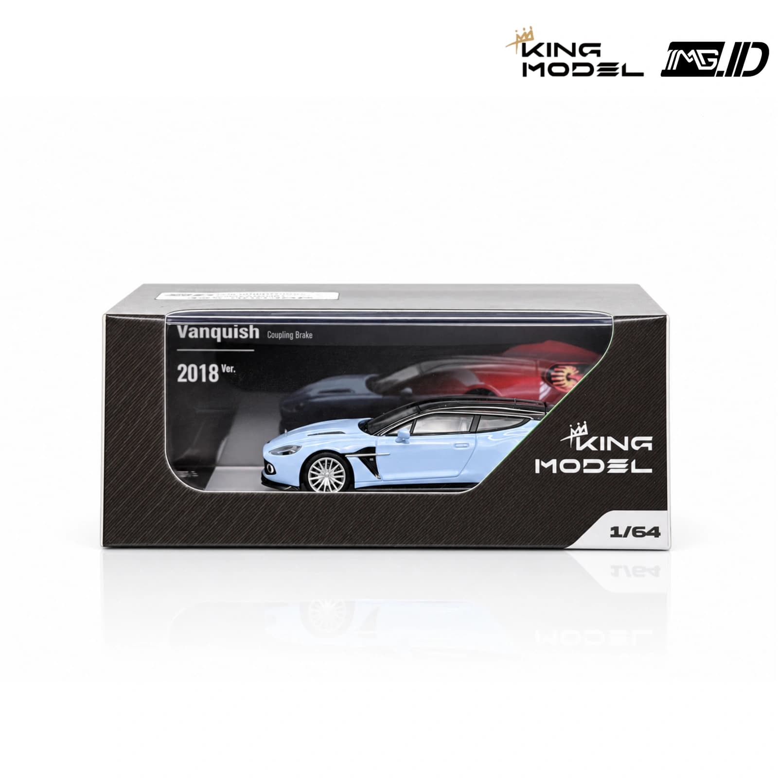 King Model 1:64 Vanquish Zegato Shooting Brake Ice Blue Limited 999pcs